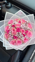 Bouquet de roses fraîches